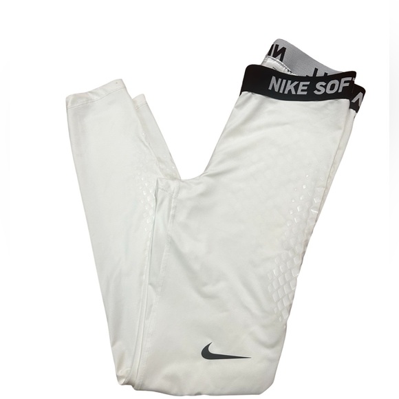 NWOT Nike Women’s Dri-Fit Vapor Softball Slider White Tights Medium - Picture 4 of 6